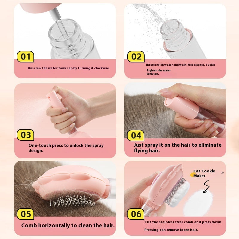 Luna Flower Pet Grooming Brush