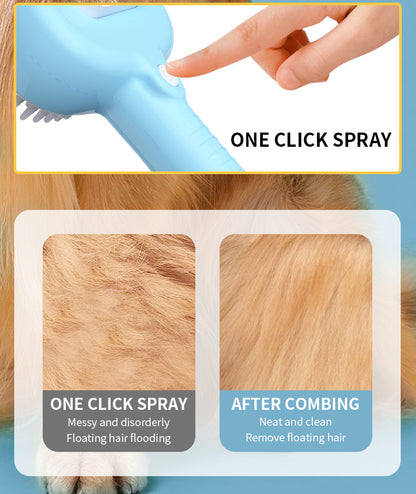 Luna Mist Self-Cleaning Grooming Brush