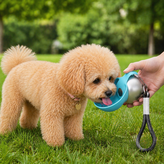 Mochi’s Portable Pet Water Bottle for Walks & Travel