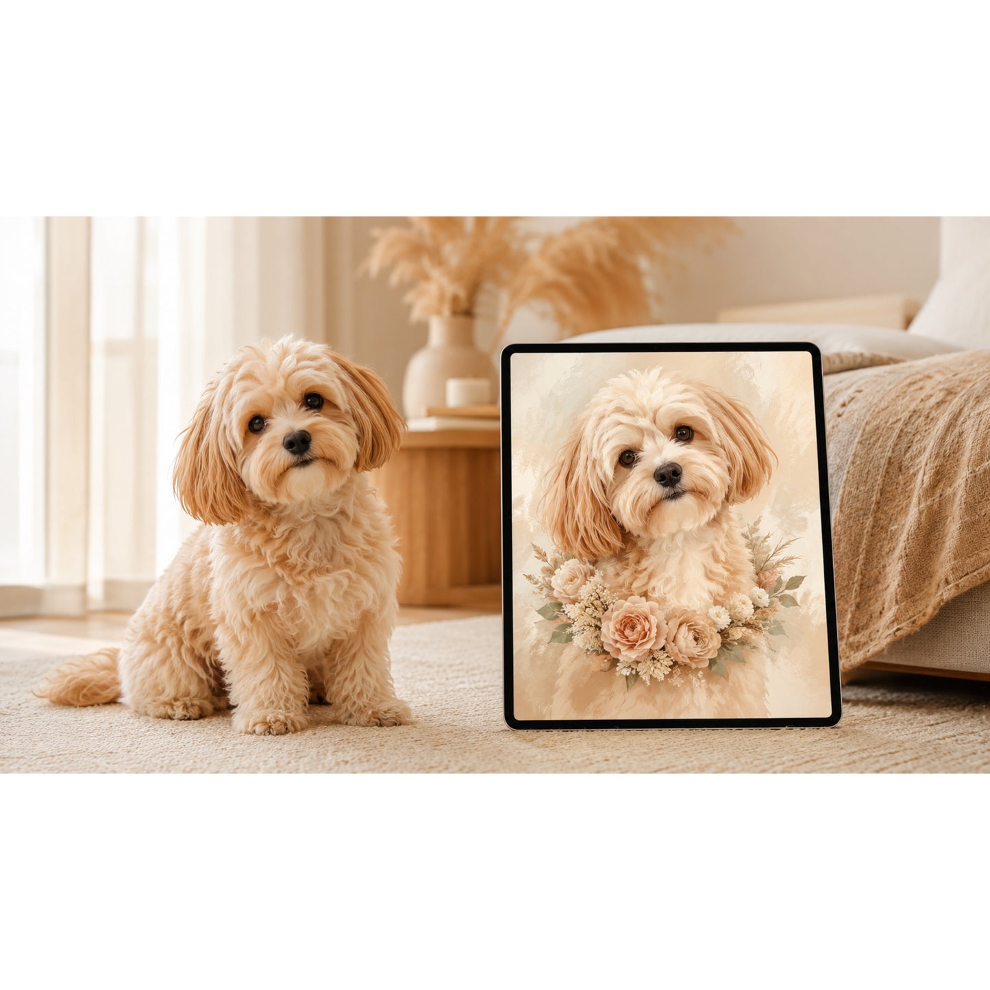 Custom Digital Pet Portrait Keepsake