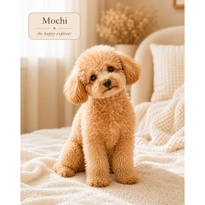 Custom Digital Pet Portrait Keepsake